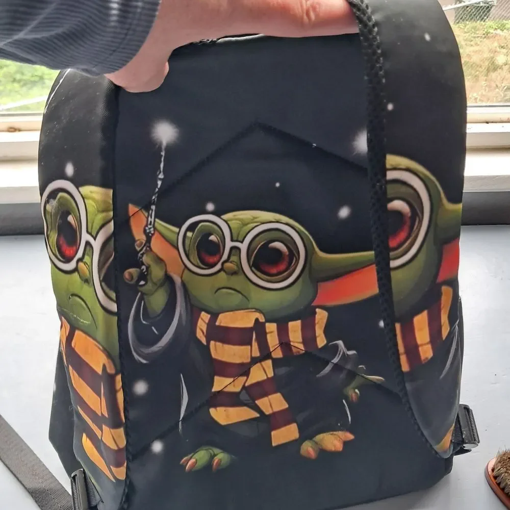 Harry‎ Potter Yoda Backpack School Laptop Magic Wand